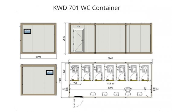 KWD 701 Konteyner