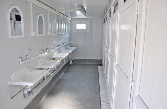 Tualet və Duş -Sanitariya Konteynerləri